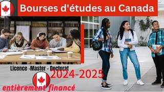 Bourse détude gratuite au Canada 20242025 pour tout les étudiants étrangers [upl. by Ericksen]