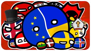 🌍Countryballs Meet The Europe 2023 Compilation [upl. by Wilkens]