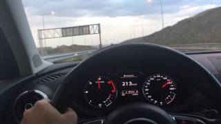 Audi A3 sedan 16 tdi ambition TOP SPEED [upl. by Rosana]