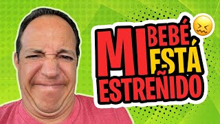 ¡Mi bebé está estreñido😖 ¿O es normal la forma en la que está haciendo 💩 [upl. by Avis]