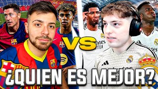 BARCELONA vs REAL MADRID  ¿QUIEN TIENE MEJORES JUGADORES  VERSION 2024 ft LA COBRA [upl. by Esertap]