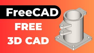 Example in FREE 3D CAD  FreeCAD Part Design [upl. by Alasdair]