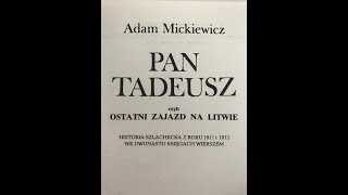 Audiobook Adam Mickiewicz quotPan Tadeuszquot  Księga pierwsza  Link do pobrania [upl. by Florrie]