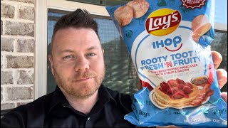 Lays Rooty Tooty Fresh and Fruity Ihop Chips Review [upl. by Omor]