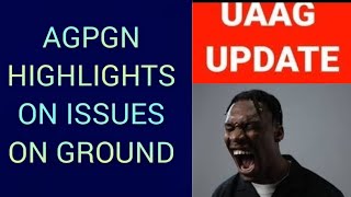 UAAG GRANT AGPGN HIGHLIGHTS ON ISSUES ON GROUND breakingnewsnetworknigeria disbursement agpgn [upl. by Eenehs]