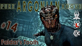 Pure ARGONIAN Rogue 14  FALDARS TOOTH  Vanilla Skyrim AE Legendary Survival Playthrough [upl. by Bigot]