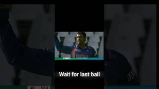 dhoni bowling wait for last ball shorts fire [upl. by Doownelg74]