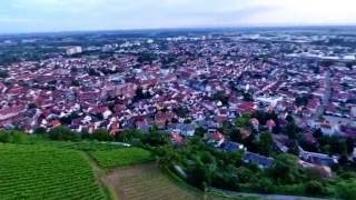 Heppenheim Kanonenweg Starkenburg mit DJI Phantom 4 [upl. by Assirram474]