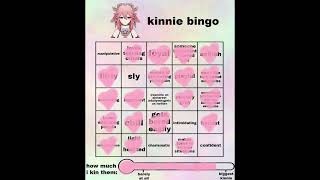 Genshin Impact kinnie bingo Time [upl. by Gellman]