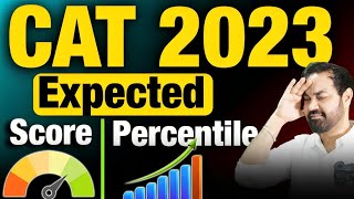 CAT 2023 Expected Score Vs Percentile  How much marks required to get 99ile  CAT Exam Tips [upl. by Naillij]