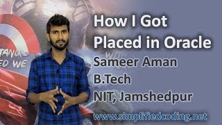 How to Get Placed in Oracle India featuring Sameer Aman [upl. by Cecilius]