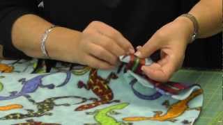 No Sew Tie Blanket Tutorial [upl. by Enilatan821]