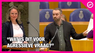 SPer Jimmy Dijk versus DRAAIENDE Fleur Agema over eigen risico [upl. by Yttig]