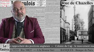 21 Décembre 1899 Séance frustrante à la ChambreIncendie à la fonderie de Chazelles [upl. by Alim852]