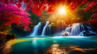 Relaxing Sleep Music for Babies with Waterfall amp River sounds Nature Sounds [upl. by Nerrag580]