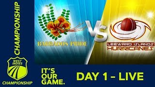 Barbados v Leewards  Day 1  West Indies Championship  Thursday 6 December 2018 [upl. by Vizza]