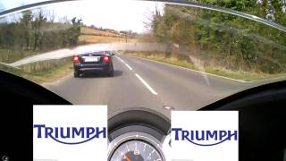 Enniskillen to Belleek on Triumph Sprint GT 1050 [upl. by Matteo]