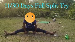 30 Days Full Split Try1130 Days Full Split Tutorial  Full Split splitsplit Fitnessislife [upl. by Namyl]