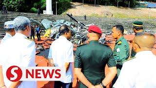 Copter tragedy RMNs 90th anniversary celebration cancelled says minister [upl. by Ellehcen]