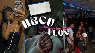 HBCU VLOG  welcome week  Tennessee State University  bowling events drinking etc [upl. by Hagep]