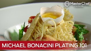 Elevate Your Plating with Michael Bonacini MasterChef Canada S6 [upl. by Naeruat]