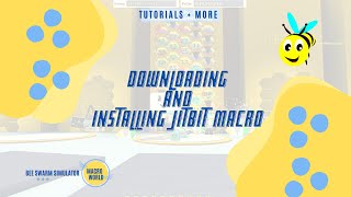 Downloading and Installing JitBit Macro  Bee Swarm Simulator  Roblox [upl. by Yunick524]