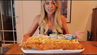 32oz FISH AND CHIP CHALLENGE [upl. by Sybyl]