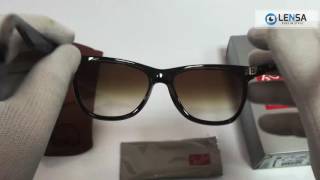 Ochelari de soare RayBan RB4184 71051  LENSARO [upl. by Esirehs]