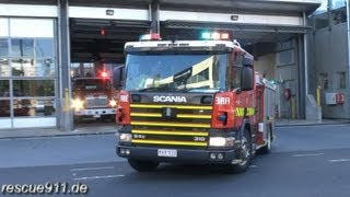 Pumper 38A  38B MFB South Melbourne Fire Station [upl. by Ybroc]