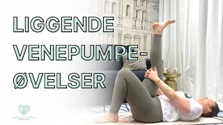 LIGGENDE VENEPUMPEØVELSER ⎮ Kom af med vand i benene amp forebyg blodpropper [upl. by Deerc]