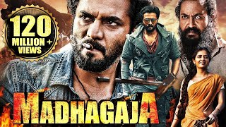 MADHAGAJA 2022 New Released Full Hindi Dubbed South Movie  Srii Murali Jagapathi Babu Ashika R [upl. by Yduj719]