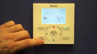 Basic Daikin Thermostat Adjustments [upl. by Wickham]