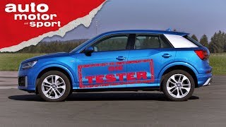 Audi Q2 20 TDI Premium in klein  Die Tester  auto motor und sport [upl. by Un]