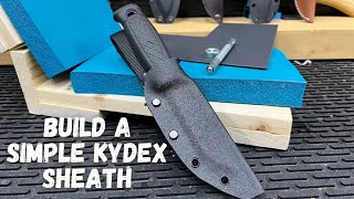 How to Make a Kydex Knife Sheath and Belt Loop [upl. by Enrobyalc133]