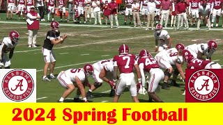 Team Crimson vs Team White 2024 Alabama Football Spring Game [upl. by Alyson]