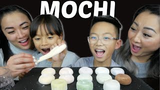 Assorted MOCHI Fresh Cream filled Mochi amp Durian Mooncake Mochi Mukbang  NE Lets Eat amp SAS ASMR [upl. by Bellis207]