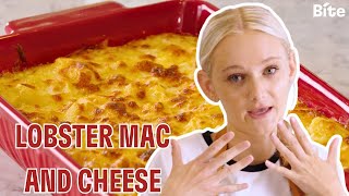 Lobster Mac and Cheese  From Scratch with Tini [upl. by Remliw775]