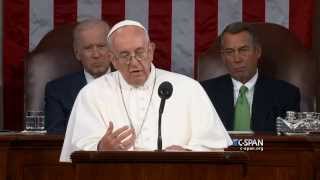 Pope Francis addresses Joint Session of Congress – FULL SPEECH CSPAN [upl. by Atikram]