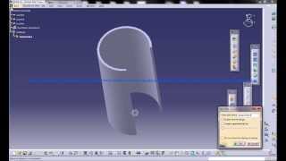 Catia V5 TutorialCreating Rolled WallPipes amp FittingsSheetmetal Workbench [upl. by Roddie]