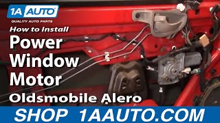 How to Replace Power Window Motor 9904 Oldsmobile Alero [upl. by Caldwell]