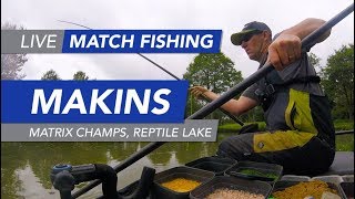 Live Match Fishing Matrix Stillwater Champs Makins Fishery Reptile [upl. by Kester976]