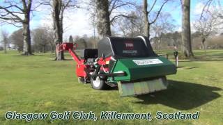 Groundsman Flexblade Core Collector Attachment for TORO Procore 2015 [upl. by Netty]