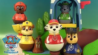 Pat’ Patrouille Weebles L’Ile des Phoques Paw Patrol Weebles Pull amp Play Seal Island [upl. by Fiann]