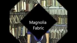 Magnolia Fabric  wwwInteriorDecoratingcom [upl. by Arimihc247]