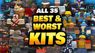 Best amp Worst BedWars Kits 35 Kits Ranked  UPDATED [upl. by Airak]