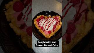 Best Heart Shaped Funnel Cake at Sweethearts Nite  Disneyland [upl. by Ynatsyd741]