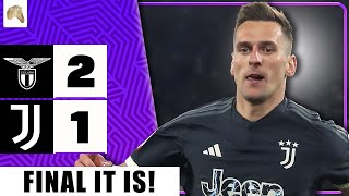 Coppa Italia Final it is  LAZIO 21 JUVENTUS Match Reaction [upl. by Ahsirkal]