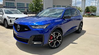 Apex Blue 2025 Acura MDX TypeS Advance Walkaround [upl. by Demeter804]