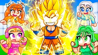 Becoming GOKU In Roblox Rivals With MY CRAZY FAN GIRLS [upl. by Kcirdlek894]