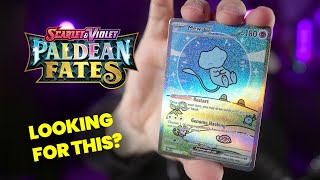 Pulling the Shiny Mew ex from Paldean Fates [upl. by Heimlich]